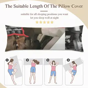 Jazz Man Collage Long Pillow (Multi-Size)