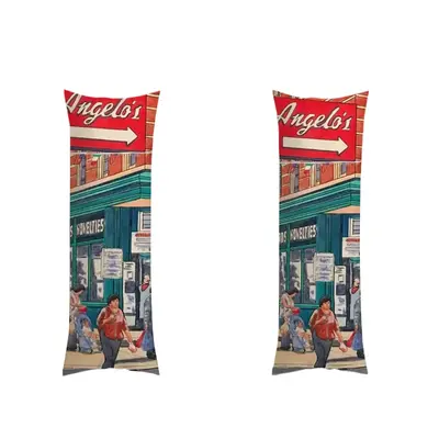 Angelos Italian Restaurant Little Italy New York City Long Pillow (Multi-Size)