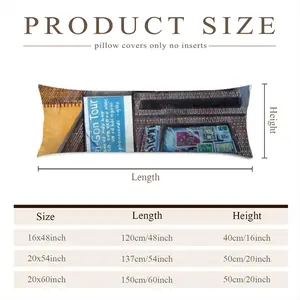 #20Th And O Street Long Pillow (Multi-Size)