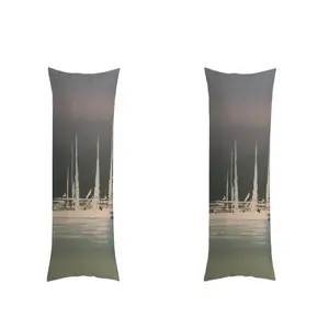 Sailboats In St Marie De La Mer Long Pillow (Multi-Size)