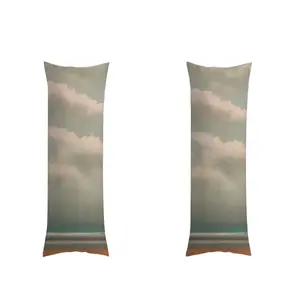 A Day At The Beach Mother And Child Long Pillow (Multi-Size)