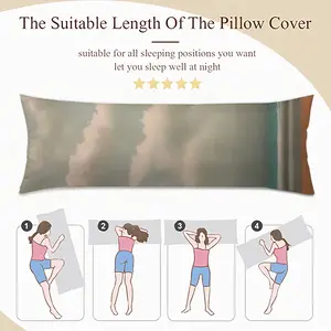 A Day At The Beach Mother And Child Long Pillow (Multi-Size)