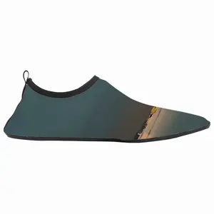 Men Blue Lagoon With 3 Boats Diving Beach Shoes