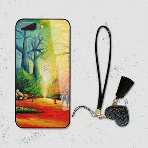 Landscape African Village Scene OPPO A5-A3S Phone Case