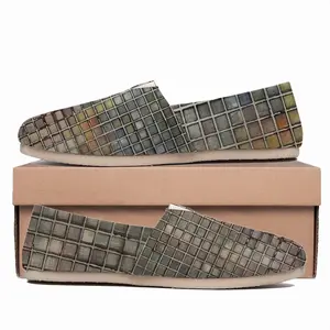 Men Grid Series (Pastel) Flat Shoes