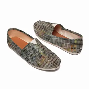 Men Grid Series (Pastel) Flat Shoes