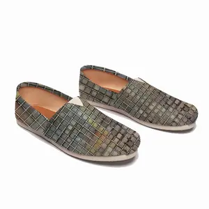 Men Grid Series (Pastel) Flat Shoes