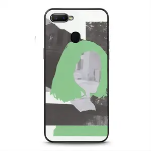 Green OPPO F9 Phone Case