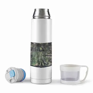 Alone With Cat Thermos Cup (17oz/500ml)