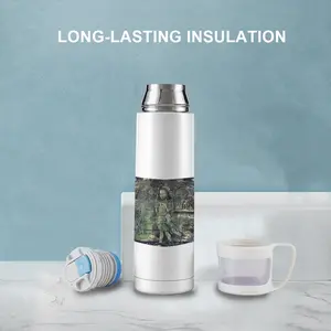 Alone With Cat Thermos Cup (17oz/500ml)