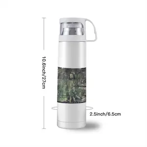 Alone With Cat Thermos Cup (17oz/500ml)