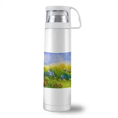 Field Along The Roadside Thermos Cup (17oz/500ml)