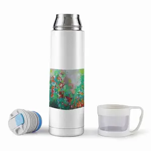 Summer Flowers Thermos Cup (17oz/500ml)