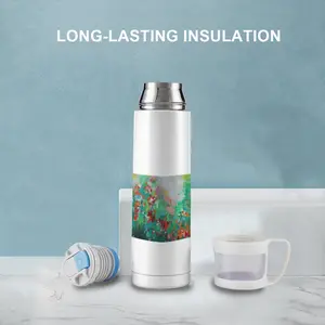 Summer Flowers Thermos Cup (17oz/500ml)