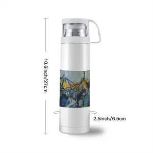 The Pond Near School Thermos Cup (17oz/500ml)