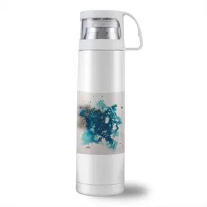 Basic Blue Thermos Cup (17oz/500ml)