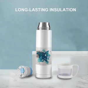 Basic Blue Thermos Cup (17oz/500ml)