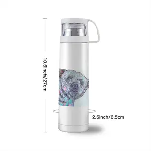 Polar Bear With A Big Heart Thermos Cup (17oz/500ml)