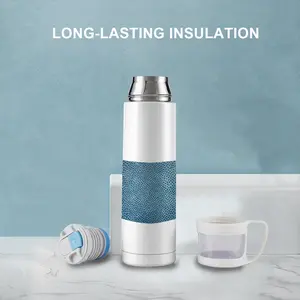 Holes Blue Thermos Cup (17oz/500ml)