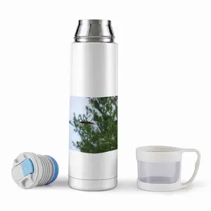 Blue Joy In Flight Thermos Cup (17oz/500ml)