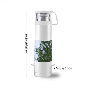 Blue Joy In Flight Thermos Cup (17oz/500ml)