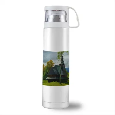 The Ancient Church In The Carpathians Thermos Cup (17oz/500ml)