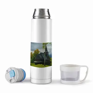 The Ancient Church In The Carpathians Thermos Cup (17oz/500ml)