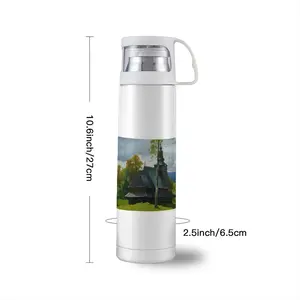 The Ancient Church In The Carpathians Thermos Cup (17oz/500ml)