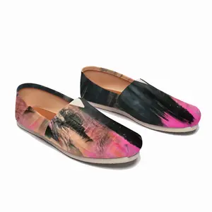 Men Pink Garden Flat Shoes