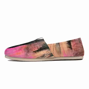 Men Pink Garden Flat Shoes