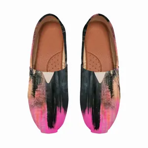 Men Pink Garden Flat Shoes