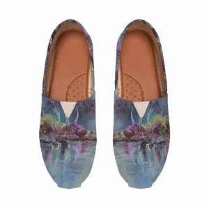 Men Lake Reflection Flat Shoes