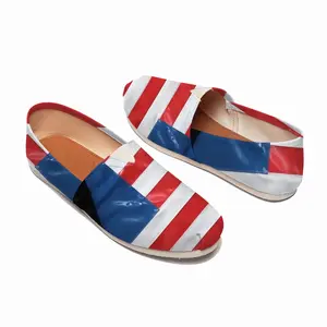 Men Pubic Flag United States Flat Shoes