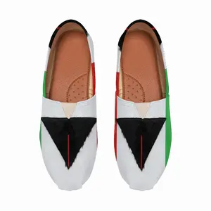 Men Pubic Flag Italy Flat Shoes