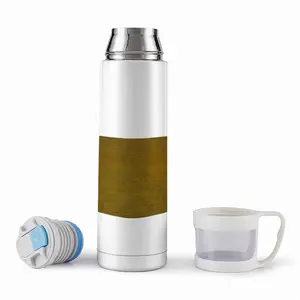 Brushed Medallion Thermos Cup (17oz/500ml)