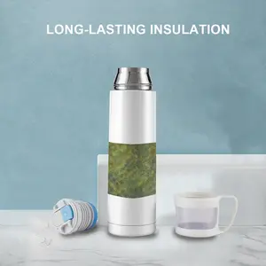 Hammered Green Thermos Cup (17oz/500ml)