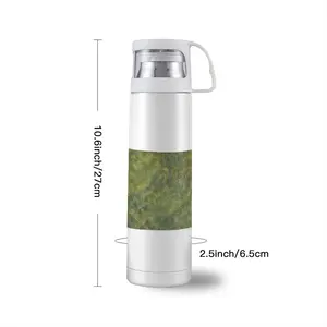 Hammered Green Thermos Cup (17oz/500ml)