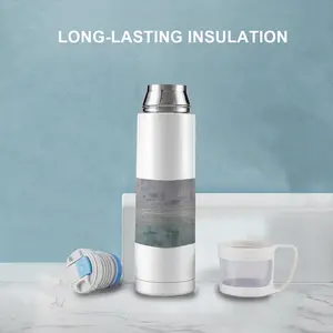 White Wildness Thermos Cup (17oz/500ml)