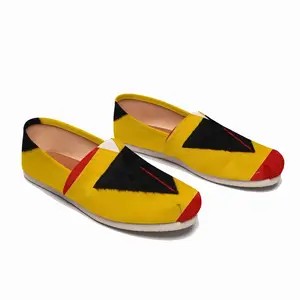 Men Pubic Flag Spain Flat Shoes