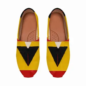 Men Pubic Flag Spain Flat Shoes