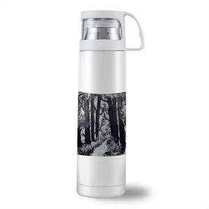 Pathway Through The Forest Thermos Cup (17oz/500ml)