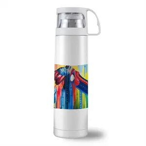 African Drummer Thermos Cup (17oz/500ml)