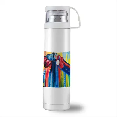 African Drummer Thermos Cup (17oz/500ml)