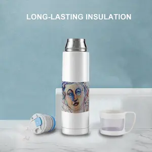 Please Wait For Me Thermos Cup (17oz/500ml)