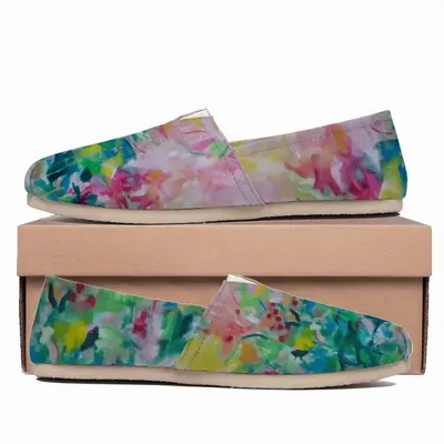 Men Flowers Enjoying The Sun Flat Shoes