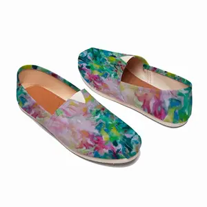 Men Flowers Enjoying The Sun Flat Shoes