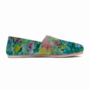 Men Flowers Enjoying The Sun Flat Shoes