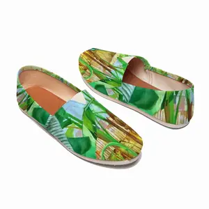 Men Backyard Banana Trees Flat Shoes