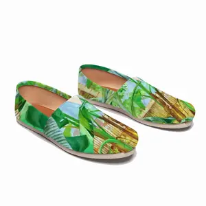 Men Backyard Banana Trees Flat Shoes