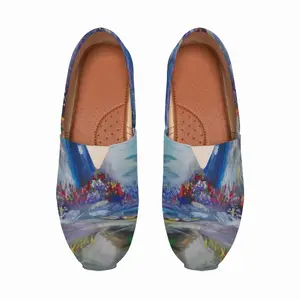 Men Flooded Streams Flat Shoes